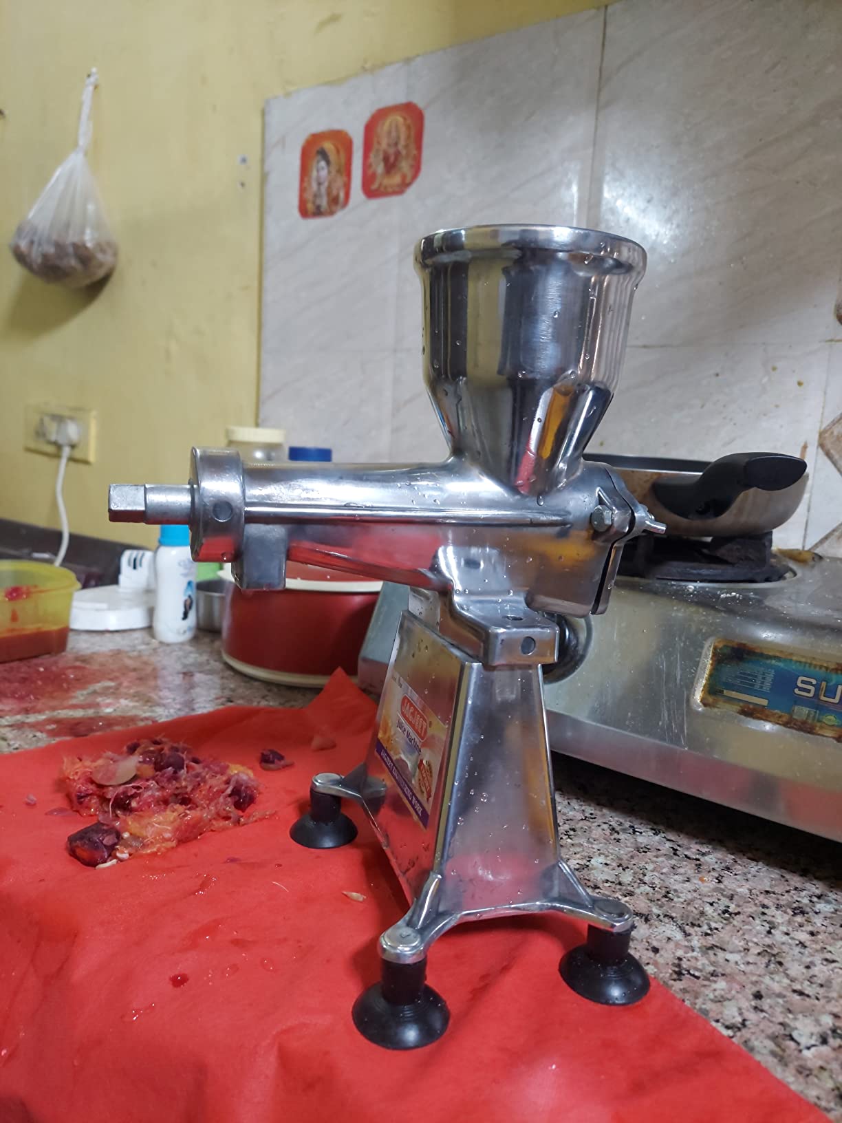 Buy Jagjeet 18 No Aluminium Hand Juicer Macxhine, Pack of 1 Silver