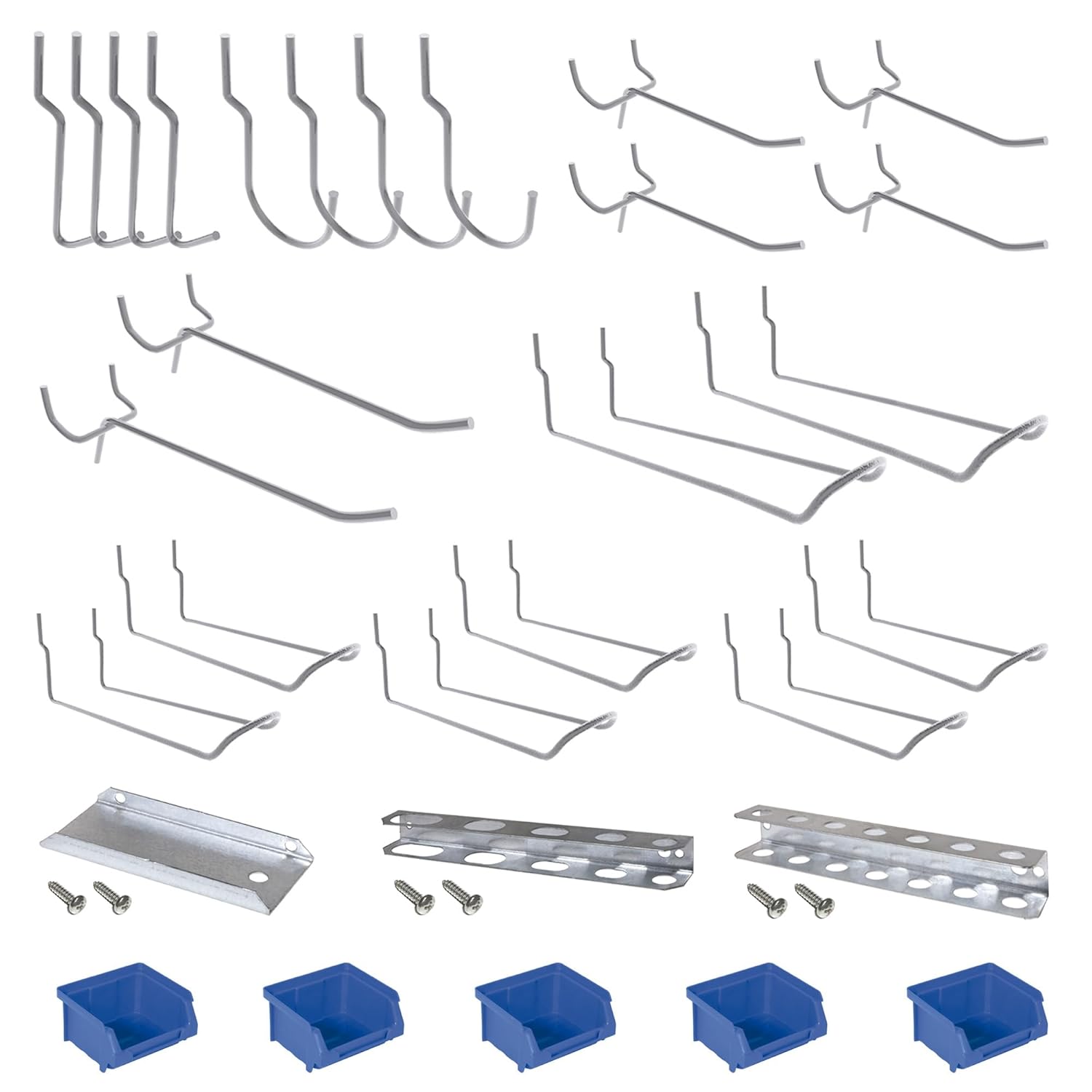 Simonrack 30 Galvanised Perforated Board Hooks Tool Holder