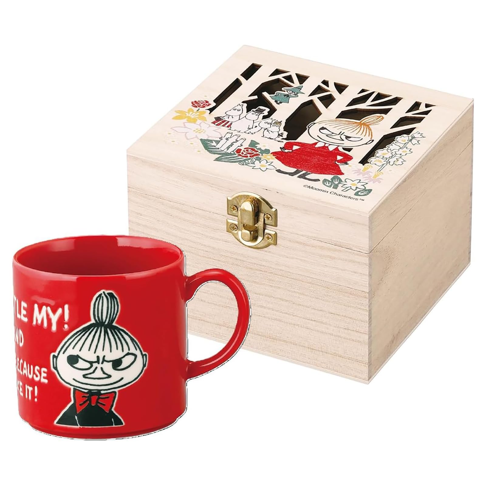 Moomin Large Mug 12oz Red Porcelain Dishwasher Safe Yamaka Japan