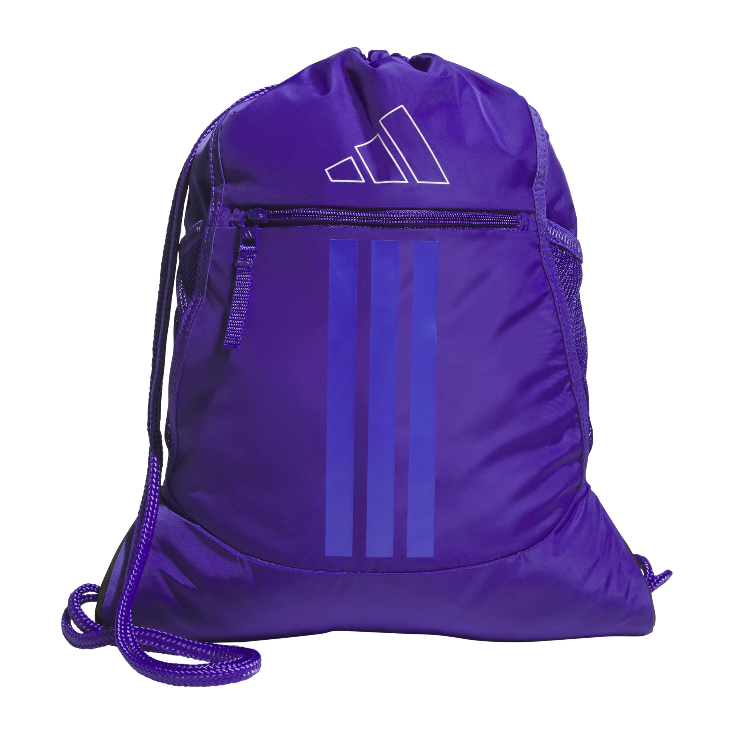 adidas Alliance Sackpack Drawstring Bag | Drawstring Closure, Lightweight, Durable Build, Roomy Compartment, Gym Practice & Game-Day Ready, Locks In Your Phone