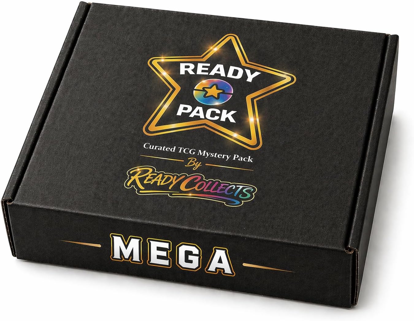 Ready Pack Mega – 200 Pokémon Compatible Trading Cards – 1 Illustration Rare - 5 Ultra Rare Cards - 50 Holo & Reverse Holo Cards - 1 Sealed Booster Pack Included