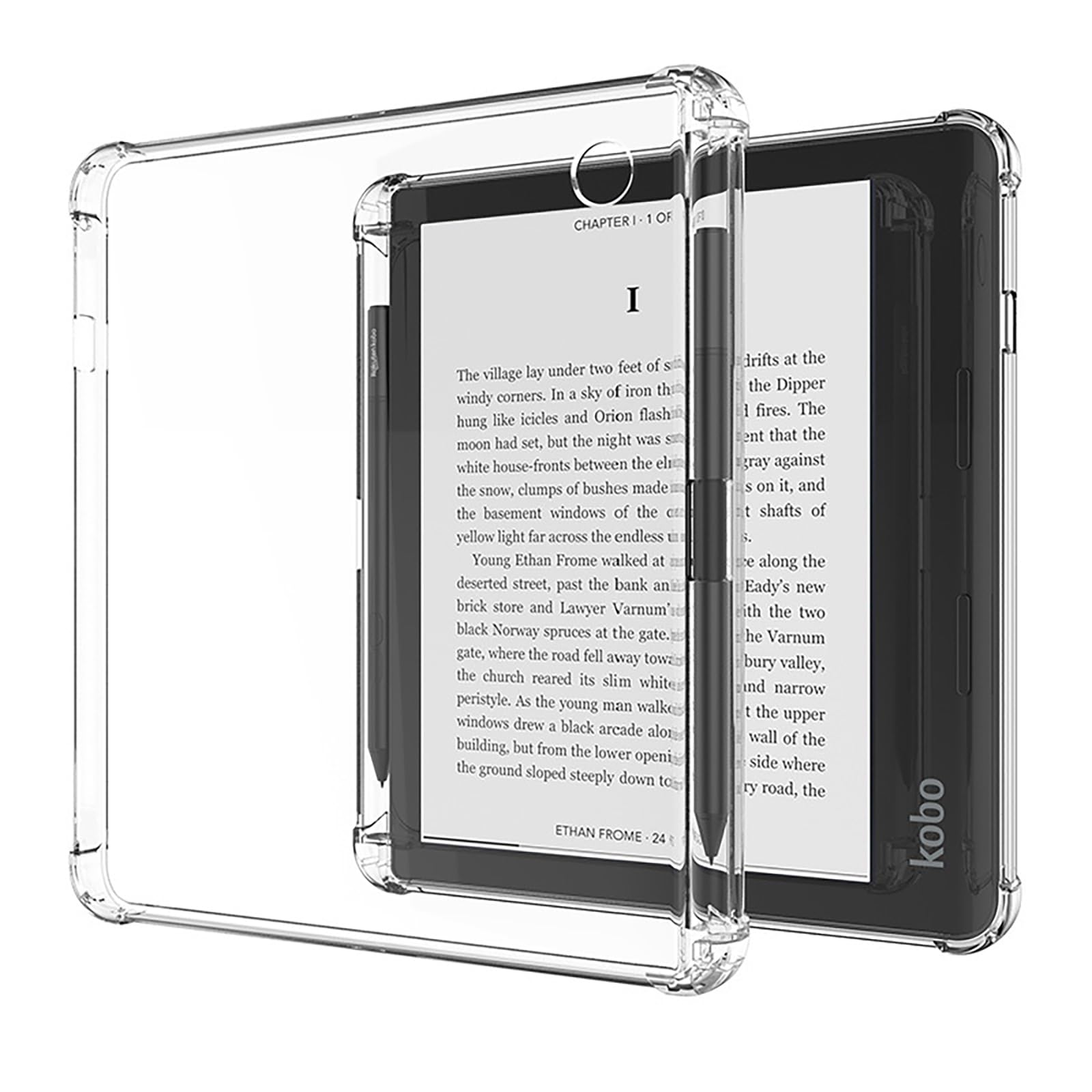 Coque Transparente Anti-choc Pour Kobo Sage 8 Pouces – Protection Renforcée Avec étui Pour Stylet – Housse Fine Et Légère - 13