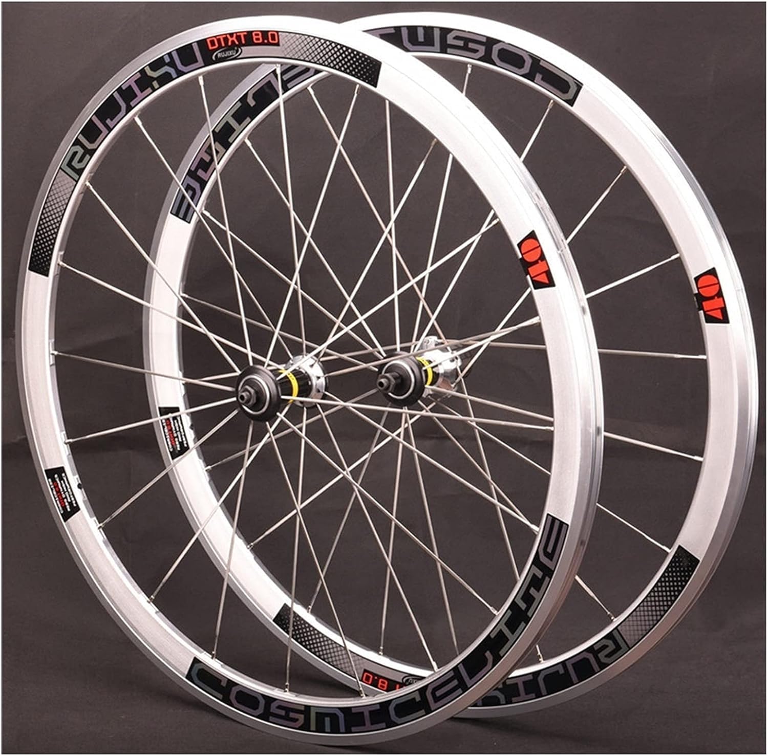 Zestaw kołowy do roweru szosowego 700C dwuwarstwowa obręcz 20H do 7 8 9 10 11 prędkości kaseta V hamulec szybkie zwalnianie koła rowerowe cruiser 1990G