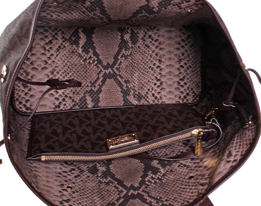 Miniatura 6 de Michael Michael Kors Jet Set Reversible Logo bolsa (MarrónArena), Marrón, talla única , OS