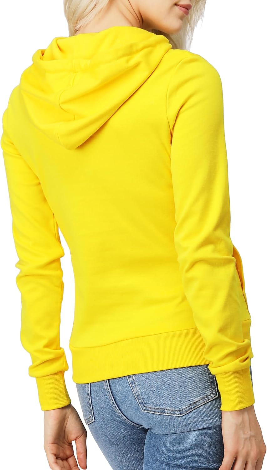 Women's Slim Fit Pullover Hoodie Lightweight Long Sleeve Kangaroo Pocket Basic Casual wear - Image 2