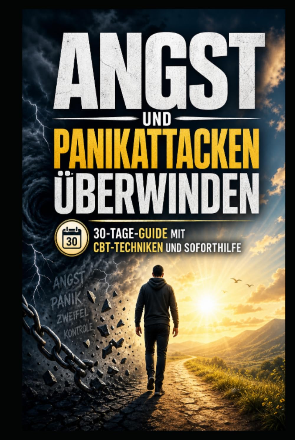 Angst & Panikattacken überwinden: Der 30-Tage-Selbsthilfe-Guide mit bewährten CBT-Techniken, Soforthilfe-Methoden und Langzeitstrategien für ein angstfreies Leben