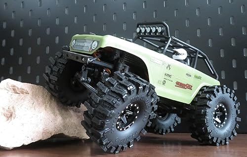 Miniatura 6 de HOBBYSOUL Neumáticos de oruga 1.0 de 2.756 in x 1.063 in de alto 1.0 pulgadas de alto, 1.0 pulgadas, neumático pegajoso súper suave para RC 124