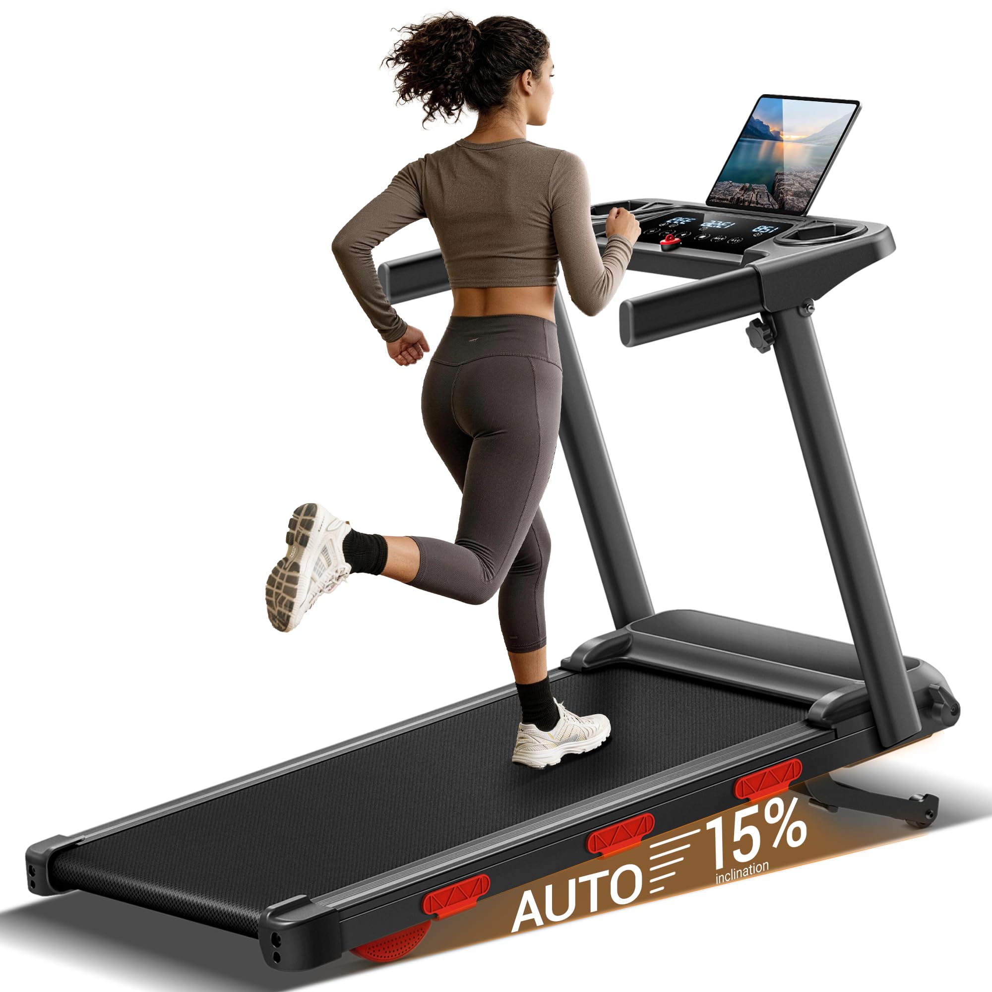 LONTEK Auto Incline Treadmill