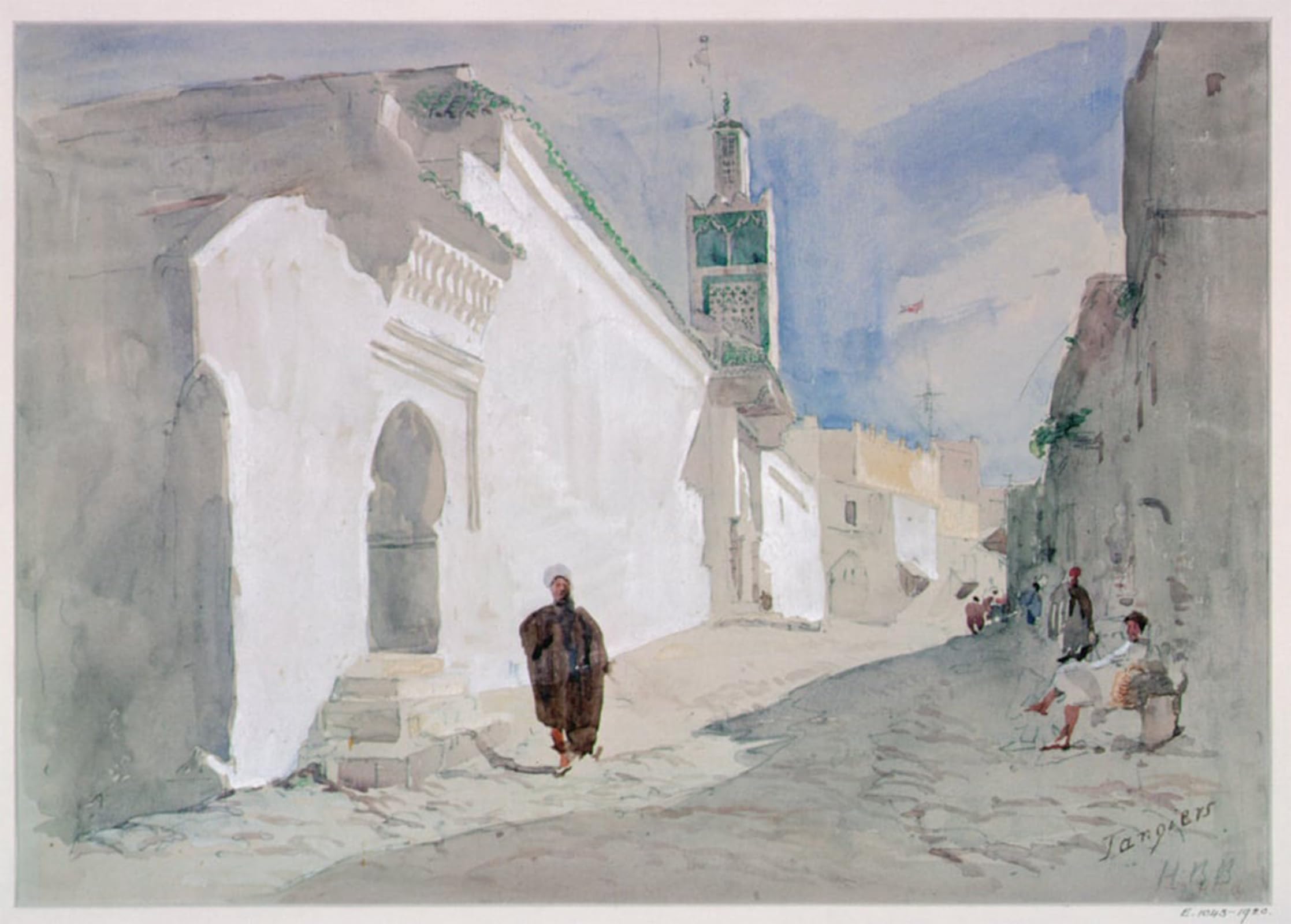 SERENDIPITP Vintage Picture Print on Canvas Wall Art Poster Tangiers by Hercules Brabazon Brabazon Artwork Print Poster for Wall Decor 60x90cm