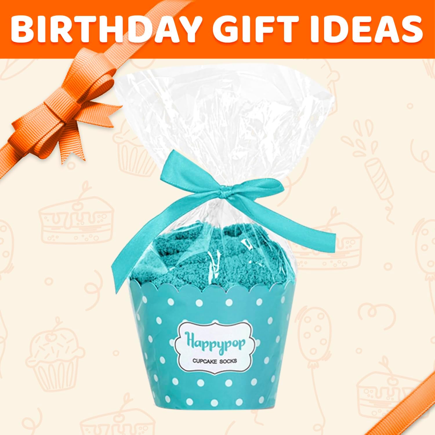 HAPPYPOP Birthday Gifts Ideas for Women - Gifts for 71-100 Year Old Female, Birthday Socks - Image 2