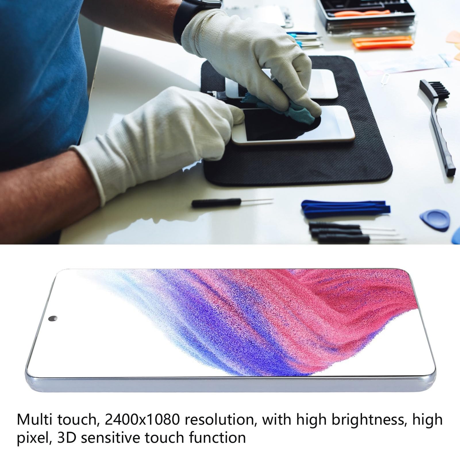 Amazon.co.jp: Galaxy A53スクリーン交換用のZenithaur LCD