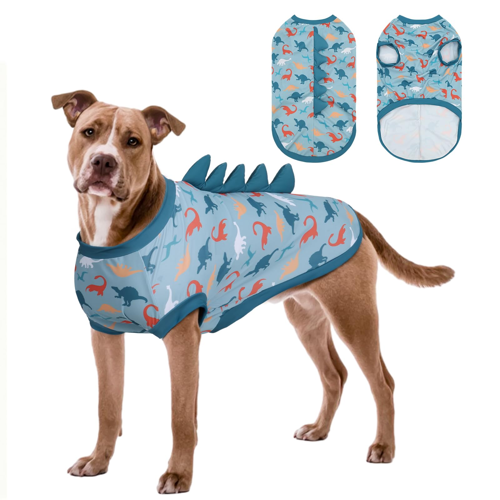 Chemise de protection solaire UPF 50+ pour grand chien en balade d'été