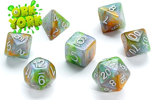 Miniatura 19 de Gate Keeper Games & Dice Gate Keeper Aether Dice: Eternity - Juego de dados de 7 piezas, juegos de Gate Keeper