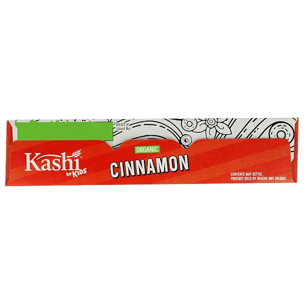 Kashi by Kids Super Loops Breakfast Cereal, Vegan Protein, Organic Cereal, Cinnamon, 9.5oz Box (1 Box) 4