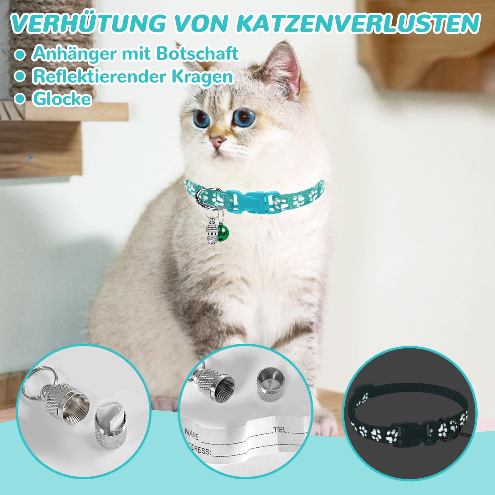 Harnais Chaton Doux Et Réfléchissant Avec Laisse De Marche – Pour Toi Mon Chat