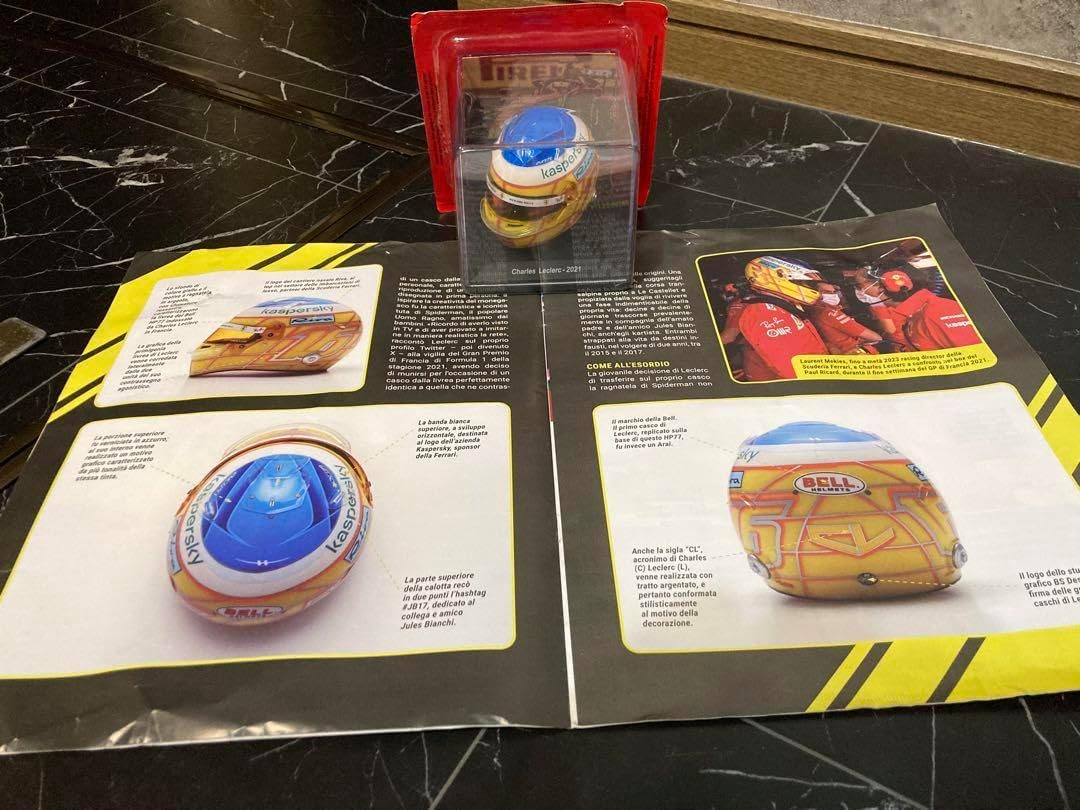 ビッグスケールF1コレクション ルクレール 1/5 ヘルメット 日本未発売