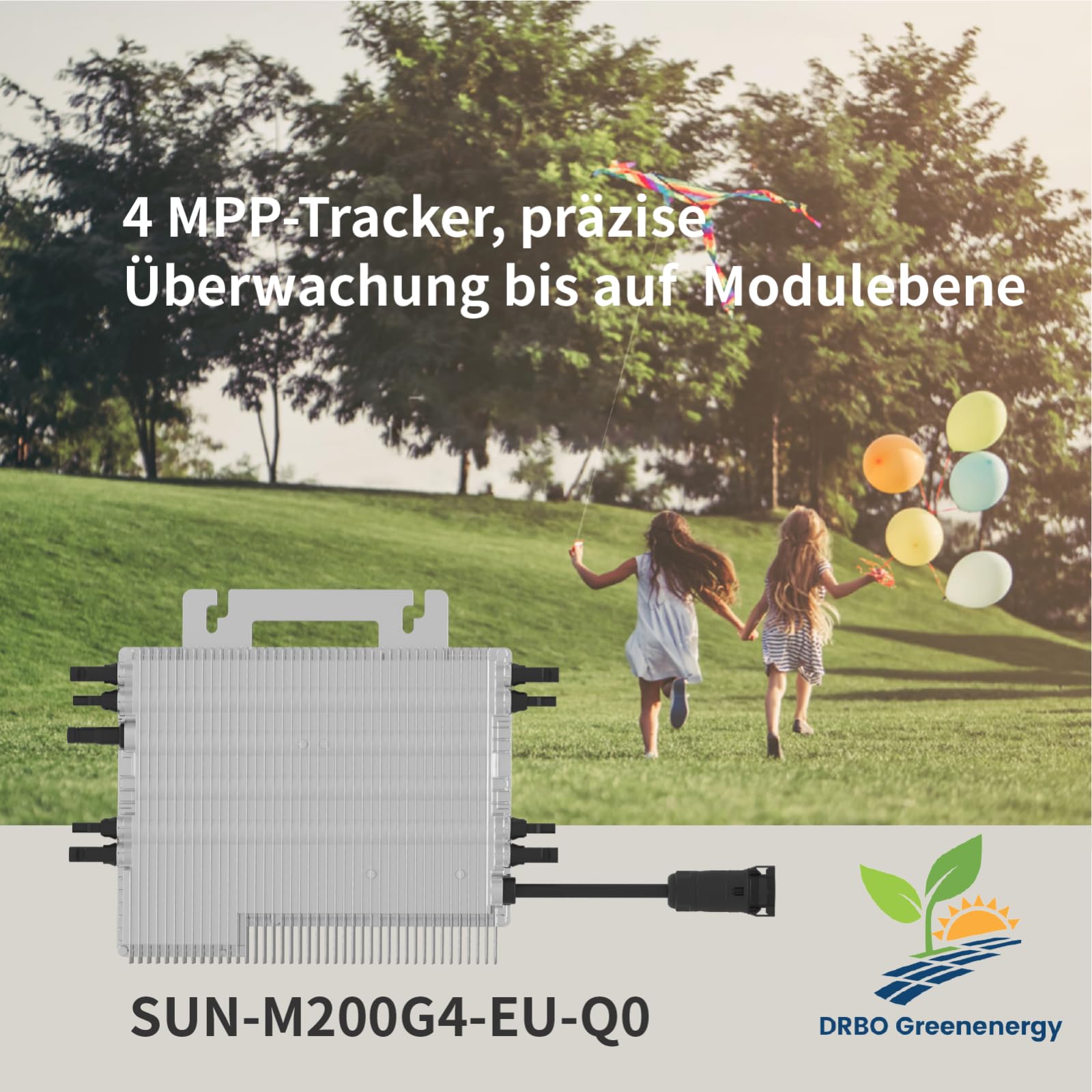 Deye 2000W Wechselrichter SUN-M200G4-EU-Q0 (drosselbar auf 800W/600W)