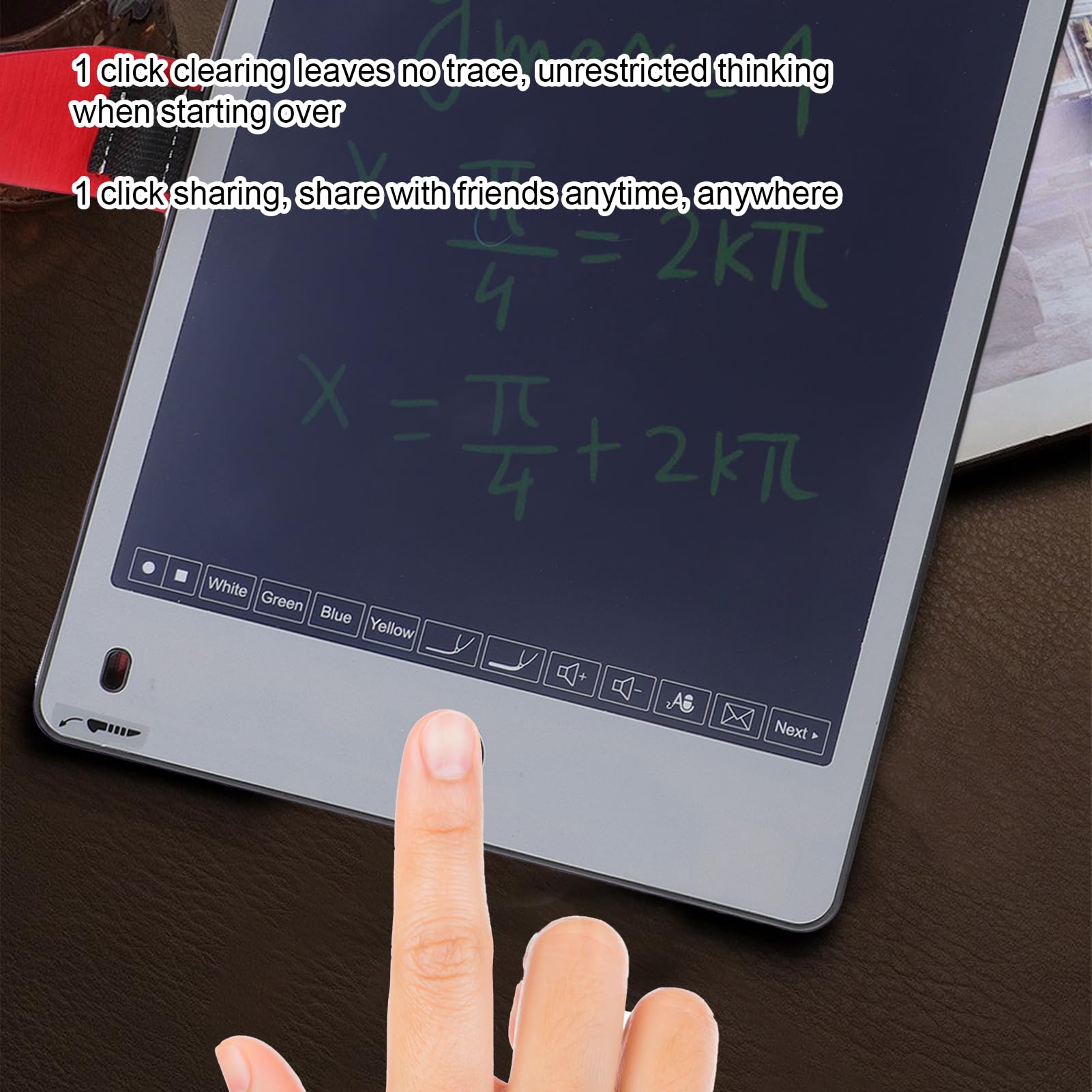 Dpofirs Carnet Numérique avec Stylo Intelligent, Synchronisation en Temps Réel, Bloc-Notes Électronique