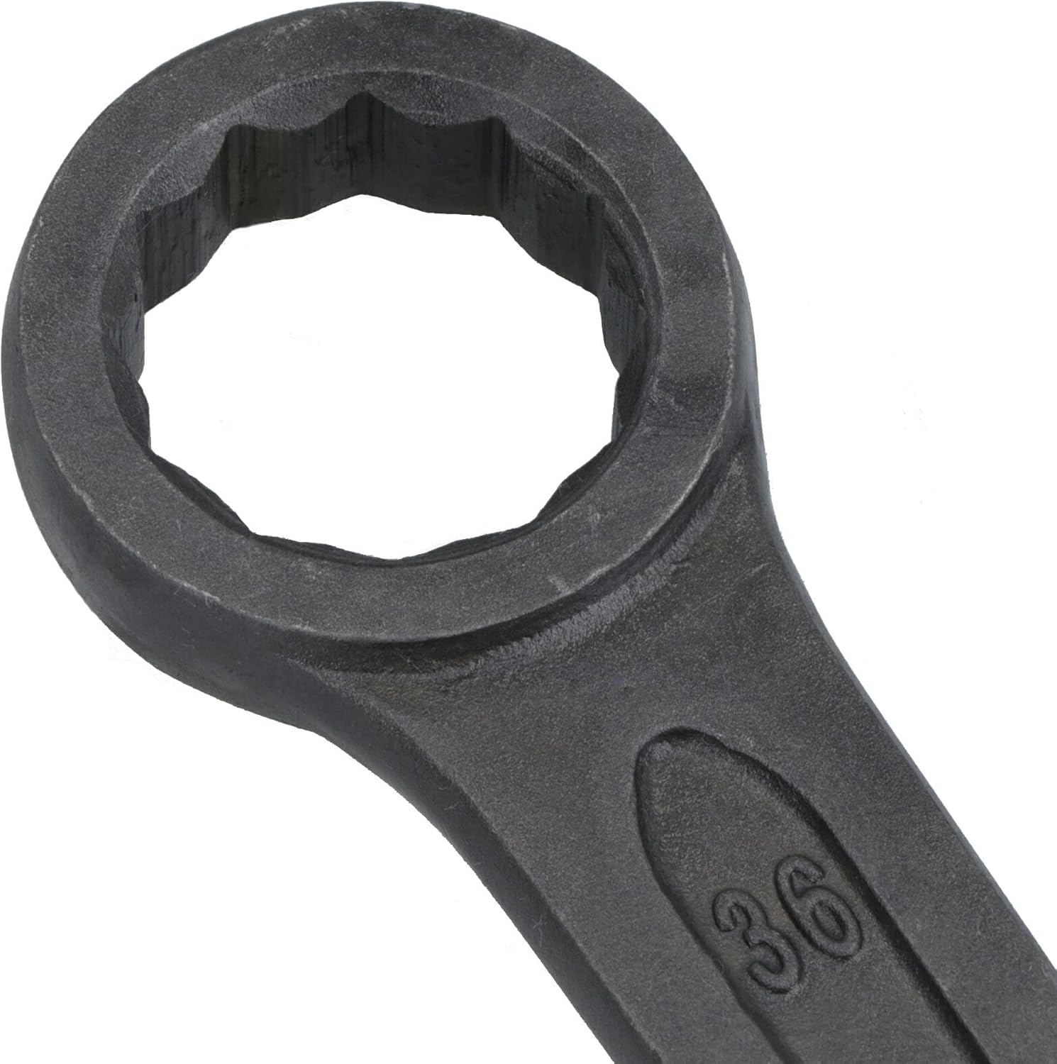 36mm Slogging Box End Striking Ring Wrench Spanner Bi-Hex 12 Sided Metric