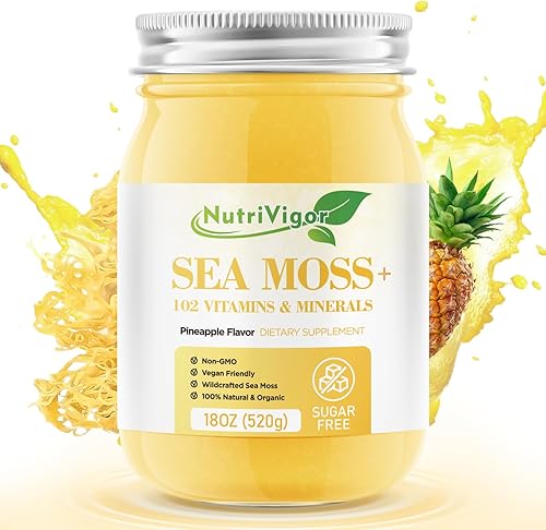 Miniatura 1 de Gel de musgo marino, (18 onzas) de musgo marino orgánico avanzado, apoyo inmunológico y digestivo, suplementos de gel de masa marina irlandesa