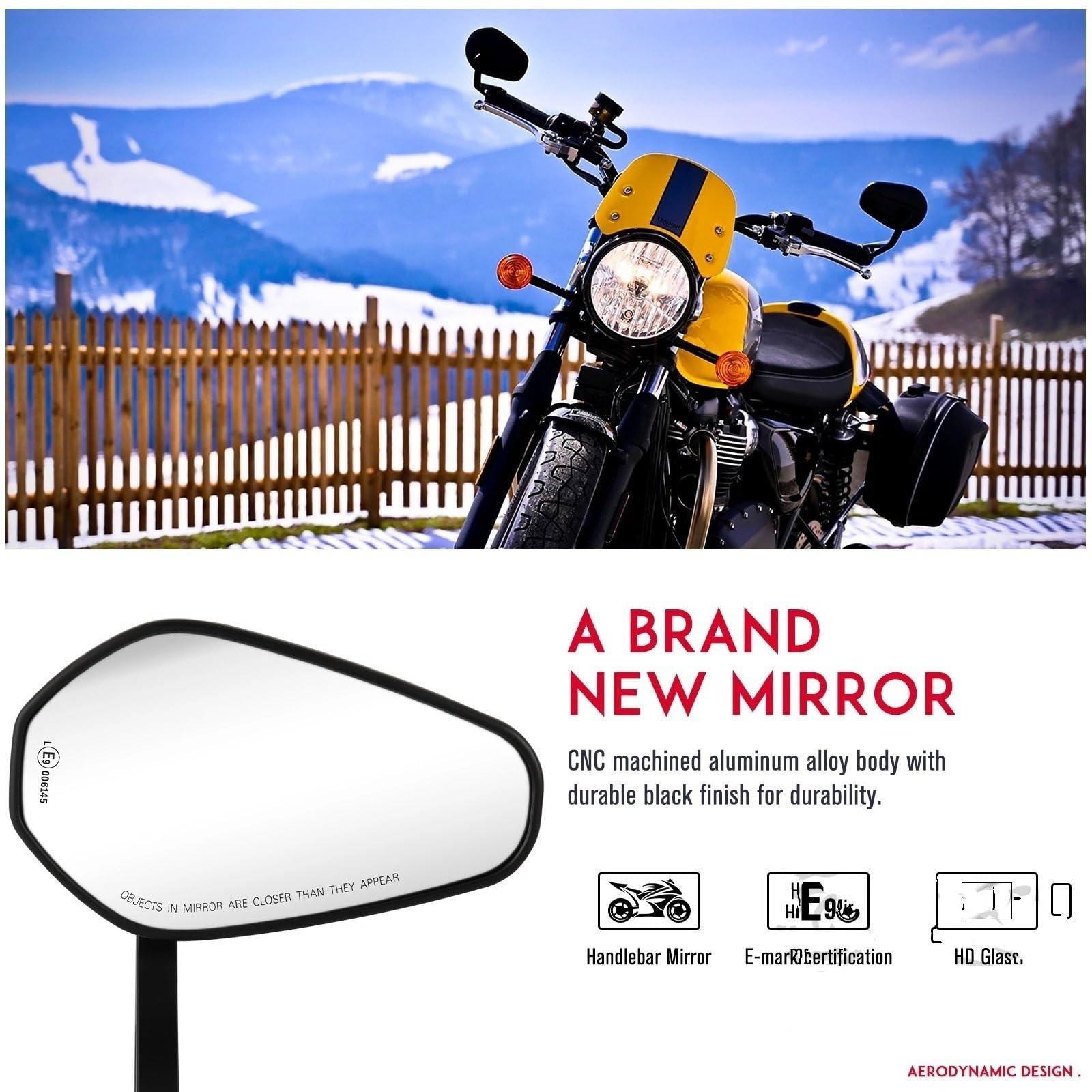 Specchietti Retrovisori For Moto E Scooter, For Estremità Del Manubrio, Adatti For Yamaha, For Kawasaki, Ricambi For