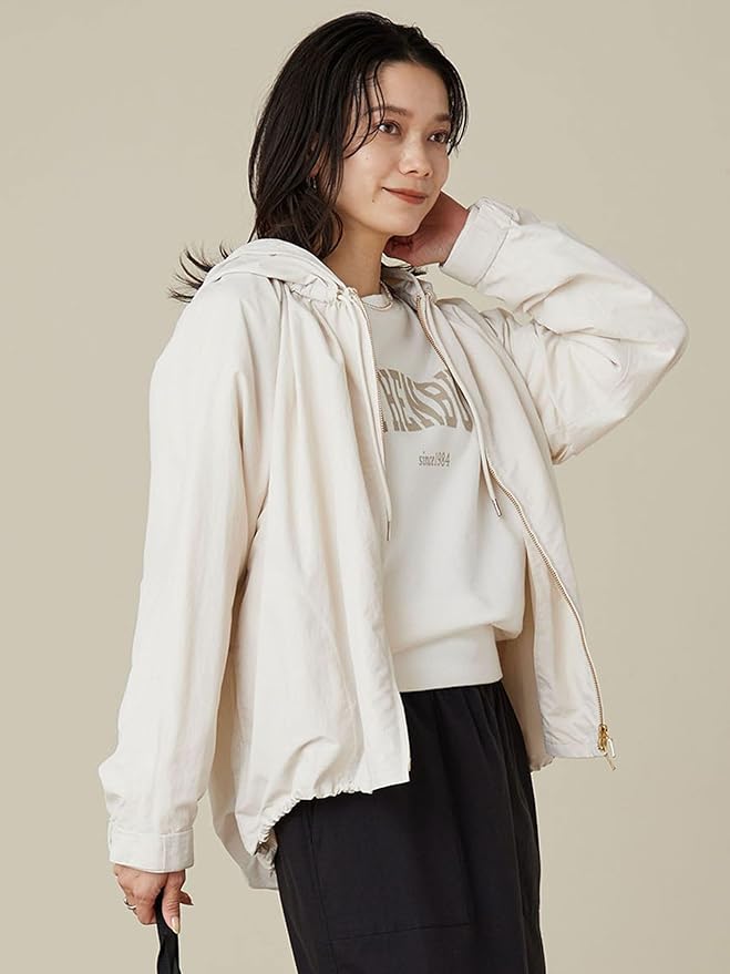 新品　グリーンレーベル フーディーブルゾン　　撥水　ショート丈　黒　ブラック36 green label relaxing（グリーンレーベルリラクシング） マウンテン