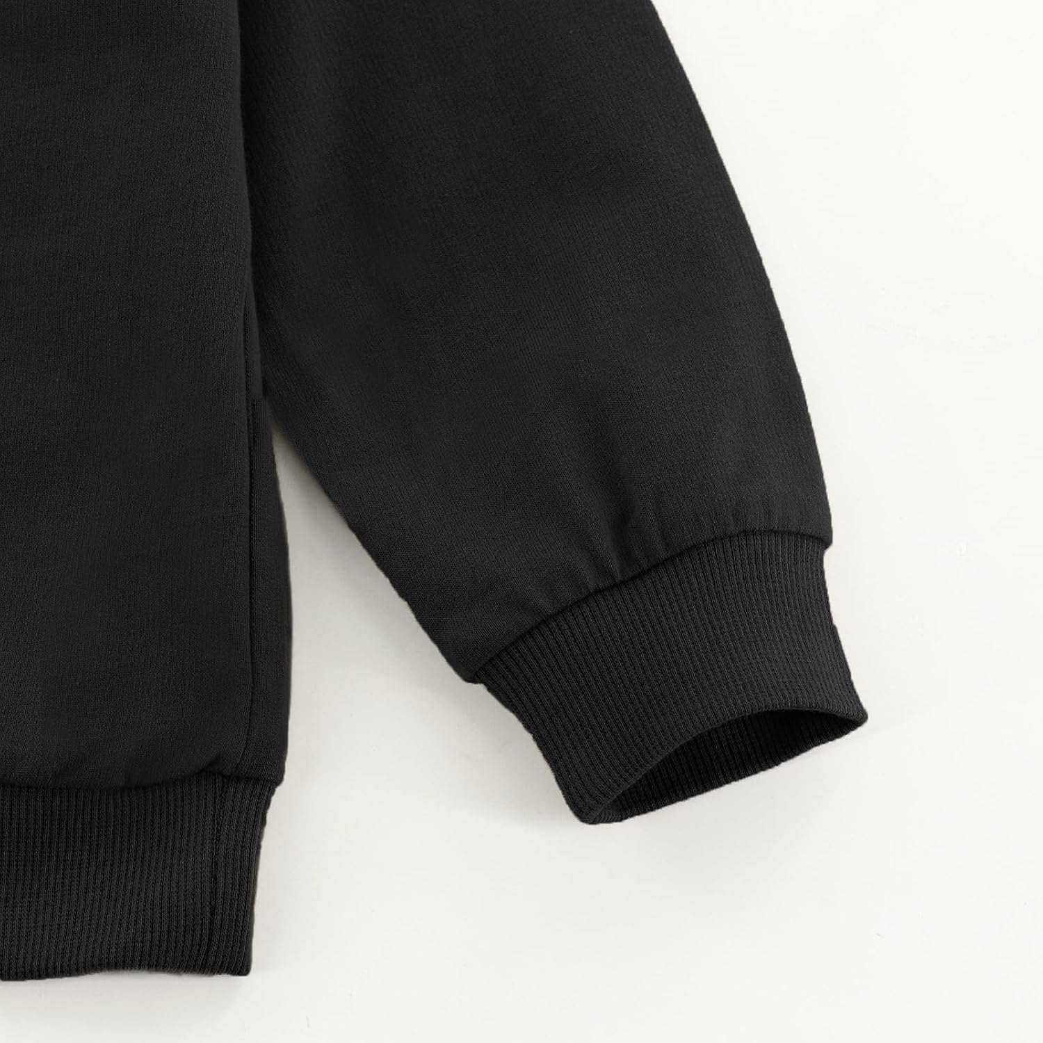 Toddler Boys or Girls Fall Winter Outfits Long Sleeve Plain Crewneck Sweatshirt and Jogger Pants Set for Kids 12 M- 13 Years