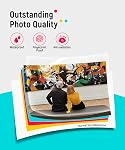 Liene 4x6'' Photo Printer, Wi-Fi Picture Printer, 20 Sheets, Full-Color Photo, Instant Photo Printer for iPhone, Android, Smartphone, Thermal dye Sublimation, Portable Photo Printer for Home Use