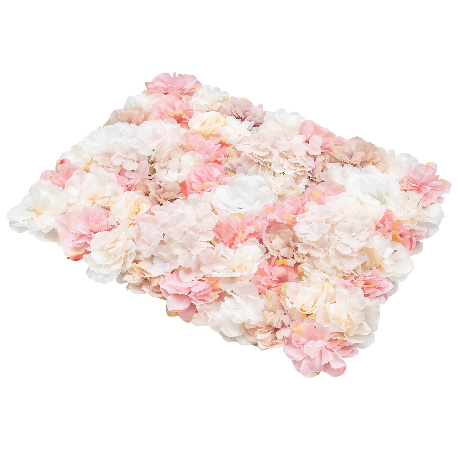 12 Stück künstliche Blumenwand Künstliche Blumen-Wandpaneel Blumen-Hintergrund Kunstblumen Deko Dekoblumen für Party Hochzeit Heimdekoration