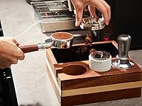 Vista 4 de IKAPE Tamper Espresso de 58.5 mm, tamper de café barista premium con resorte calibrado, 100% base de acero inoxidable compatible con máquina