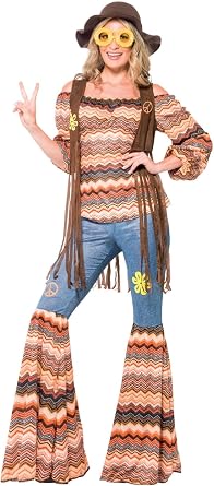 Smiffys Womens Harmony Hippie Costume