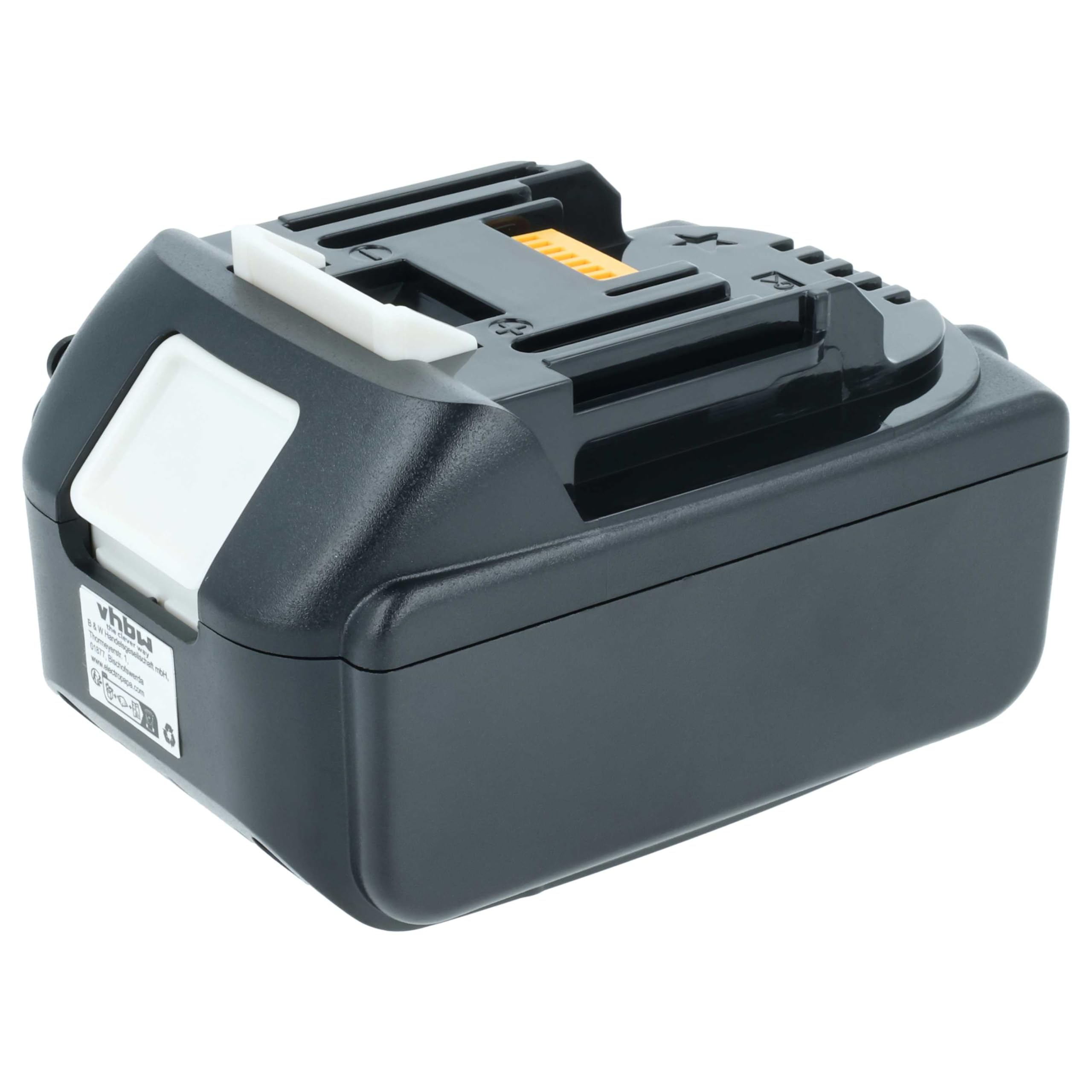 vhbw Akumulator zamienny do Makita BL1860B do narzędzi (6000 mAh, litowo-jonowy, 18 V), 1 x gniazdo USB-C