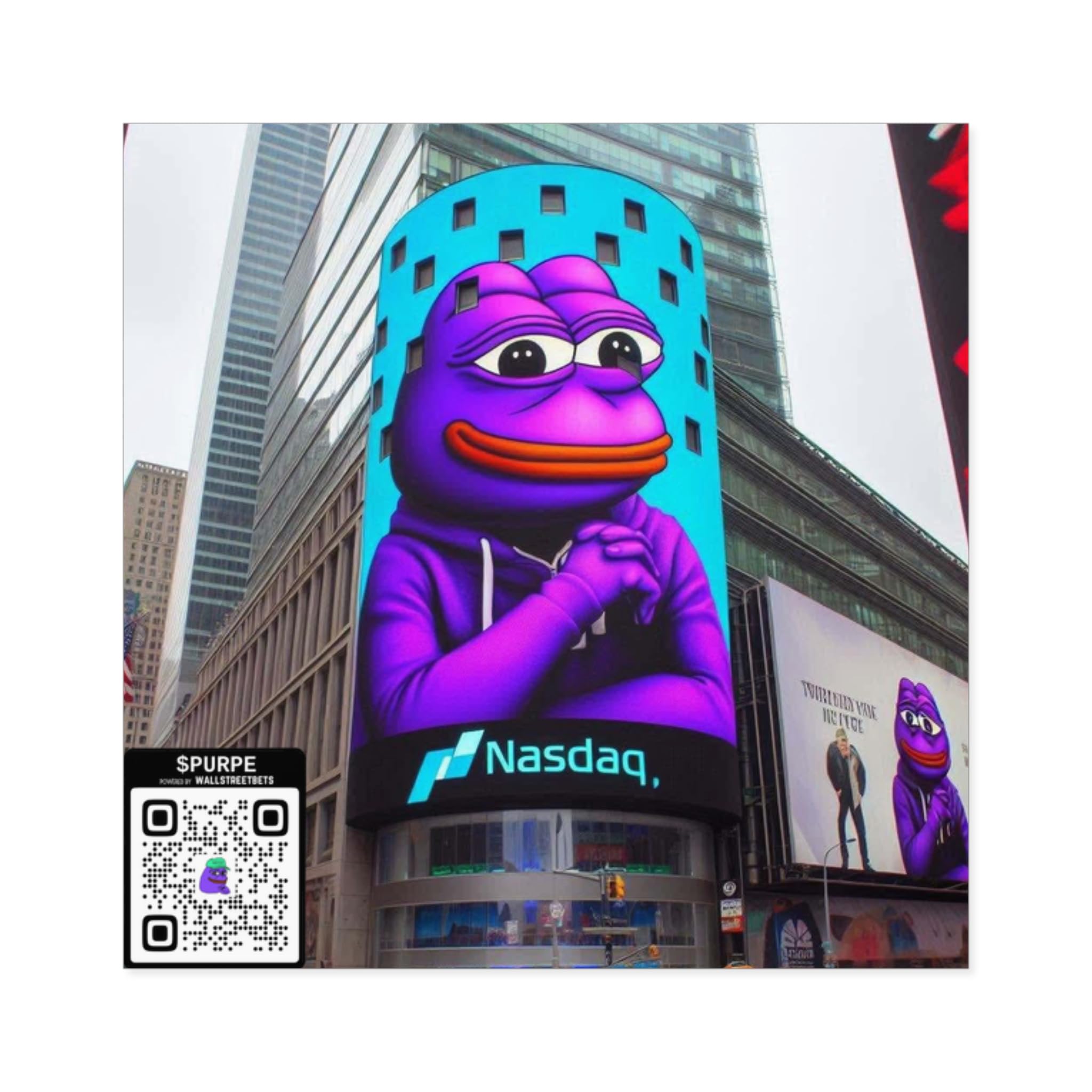 Square Stickers, IndoorOutdoor - NASDAQ Special