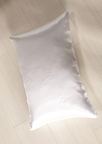 Miniatura 10 de DuShow Juego de funda de edredón de seda satinada de 3 piezas, 1 funda de edredón y 2 fundas de almohada, juego de funda de edredón de hilos suaves