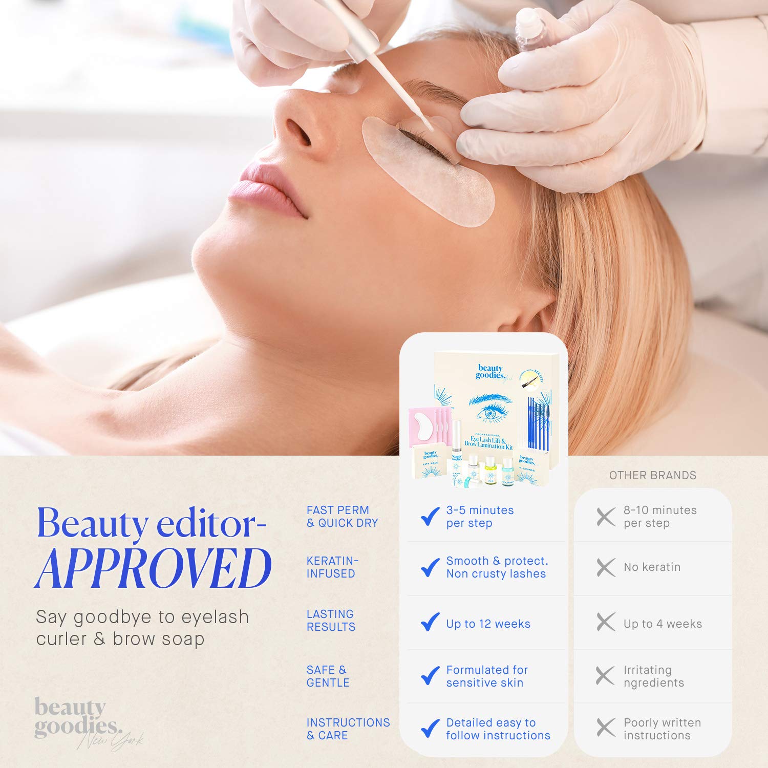 Lash Lift Kit & Brow Lamination Kit Lash lift KERATIN DIY SalonLike