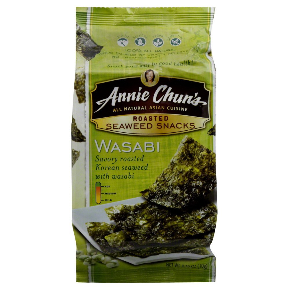Annie Chun's Wasabi Seaweed Snacks, 0.35 oz