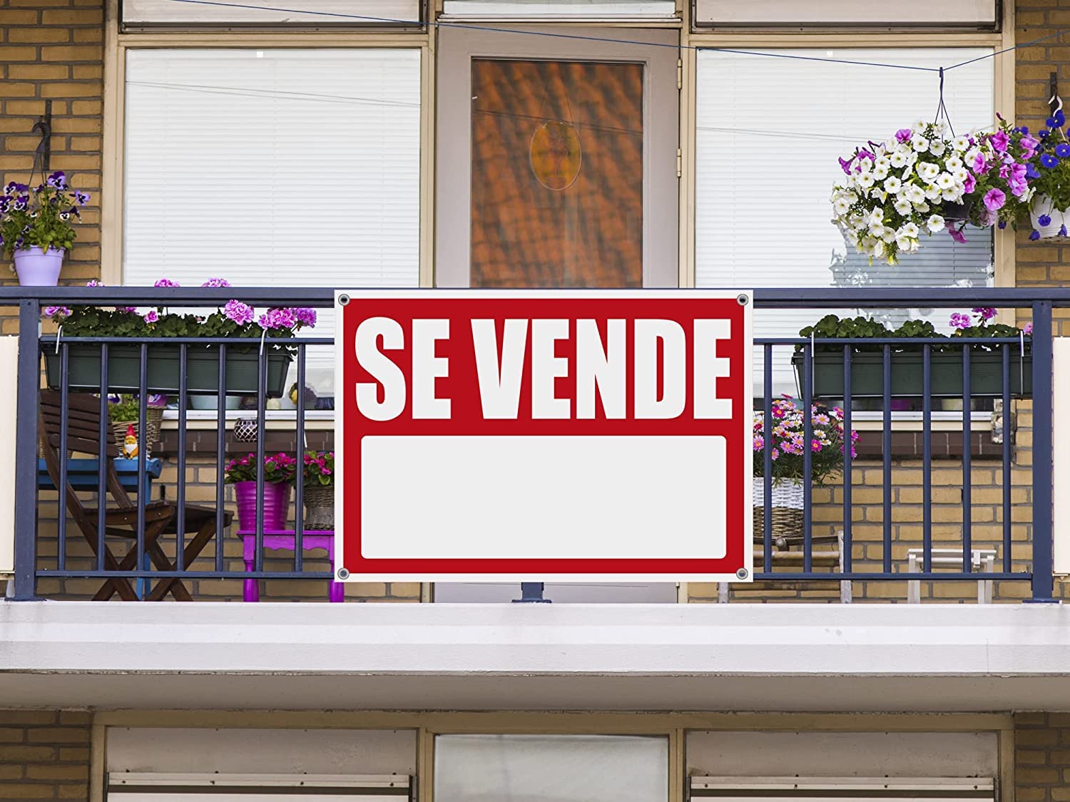 Oedim Cartel Se Vende 50x70cm | Material Flexible | Fabricado en Glasspack