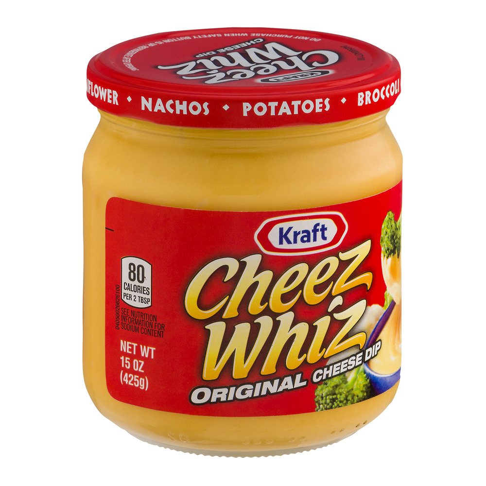 Kraft Cheez Whiz Original Cheese Dip, tarro de 15 oz