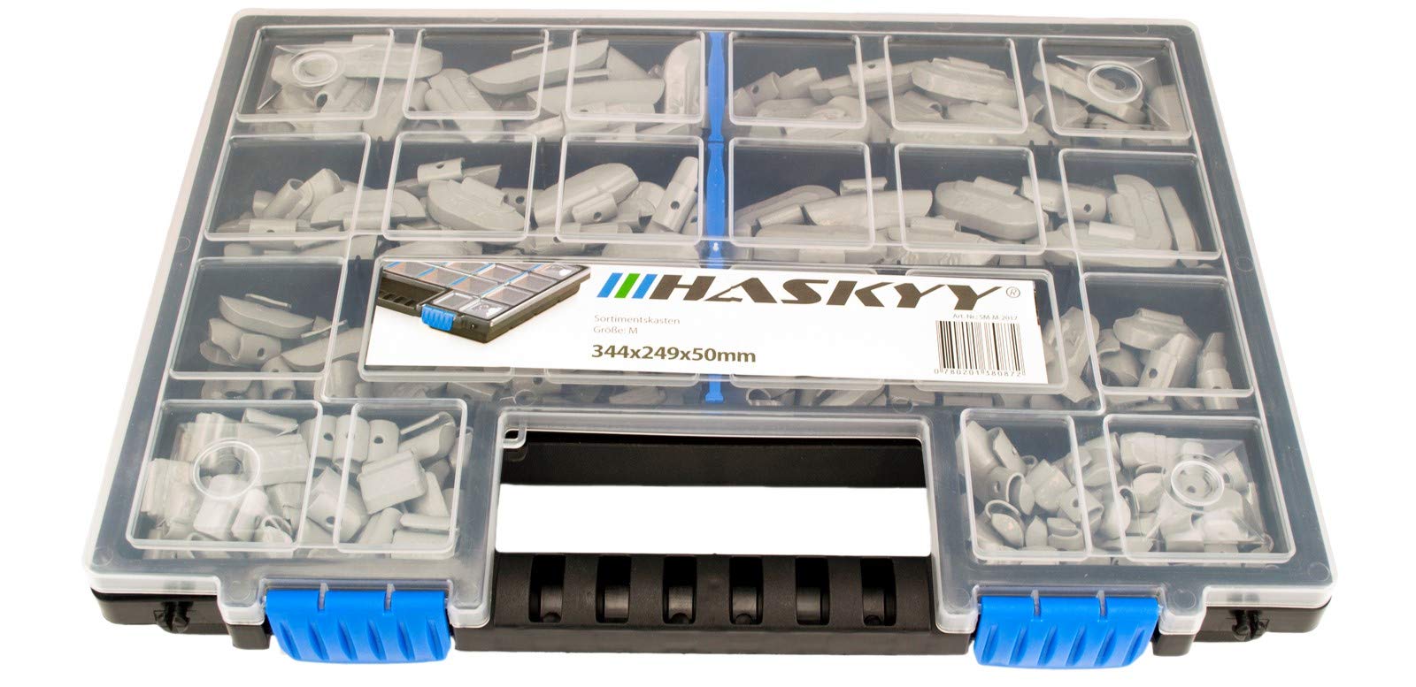 HASKYY 225x Schlaggewichte ALUFELGEN Auswuchtgewichte Wuchtgewichte 5-30g Sortiment