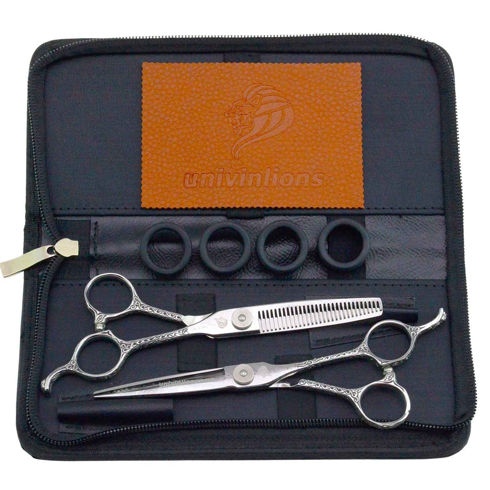 6.0 cal Nożyczki do włosów Profesjonalne fryzjerstwo Produkt Barber Nożyce Kit Nożyczki Fryzjer Akcesoria do Hairdresser Hair Cążki Japońskie Styling Nożyczki Fryzjer