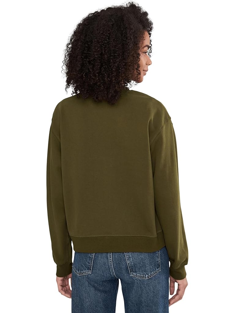 Olive New Balance New Balance Women's Athletics French Terry Crew