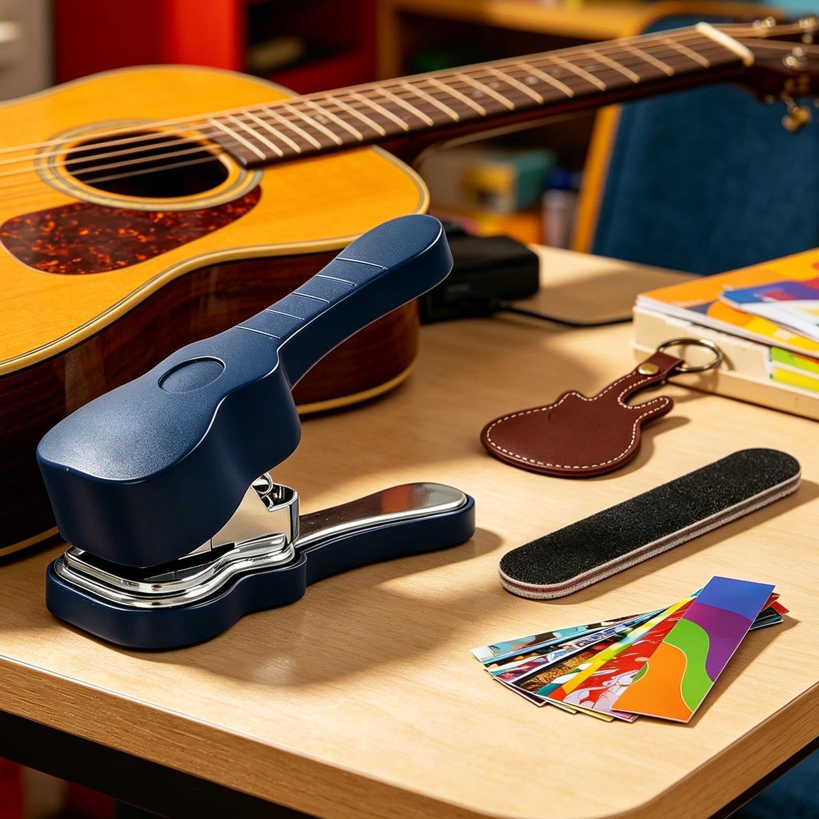 Plettri per chitarra - Impugnatura comoda di precisione - Creatore di plettri e taglierina per carte | Adatto per artisti e principianti, per uso interno ed esterno, sessioni di esercizi, esibizioni e