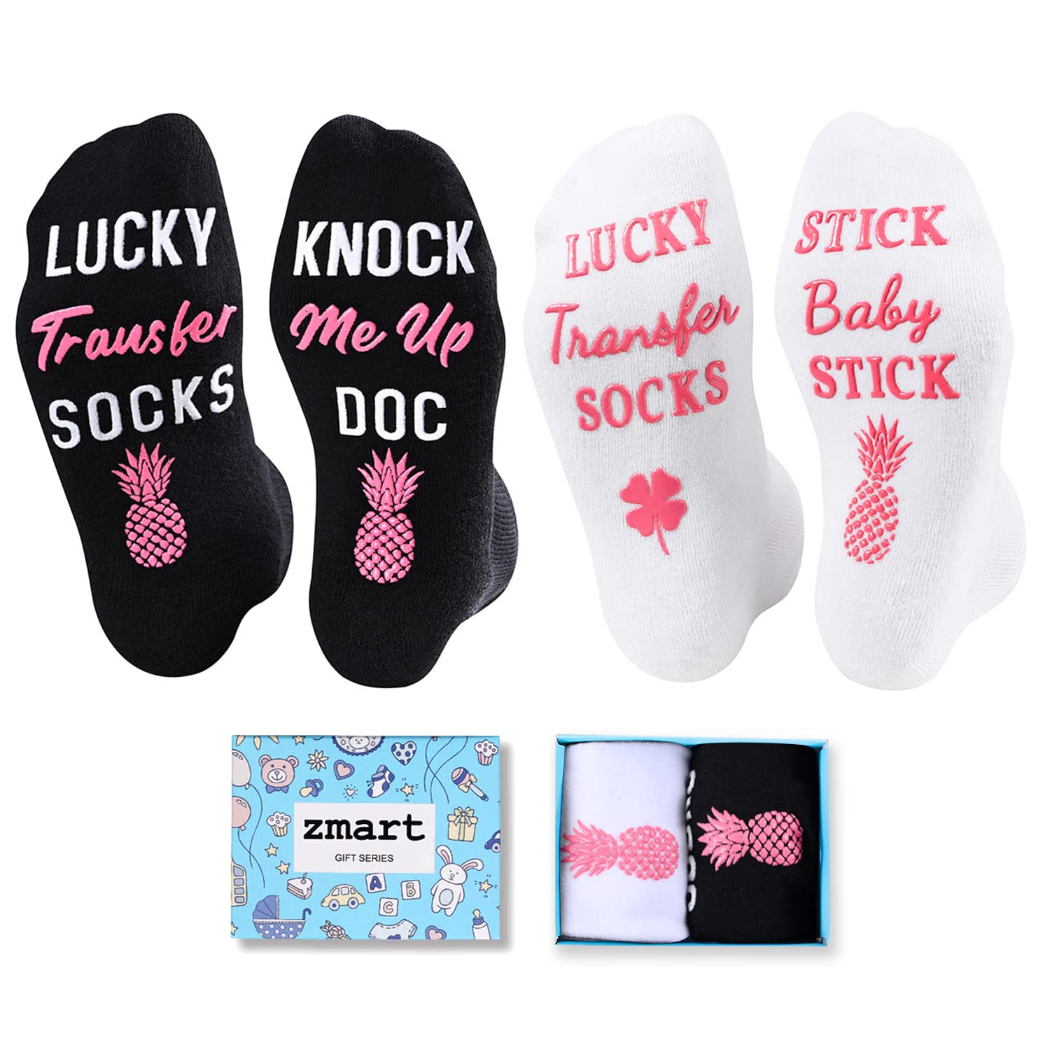 Zmart Pregnancy Gifts Ideas - Pregnancy Socks for Expecting Mom, Expecting Mother's Day Gifts