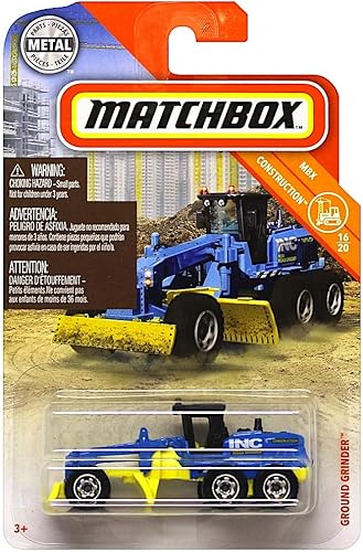 Miniatura 1 de Matchbox MBX Construction Ground Grinder Diecast Car Escala 1:64