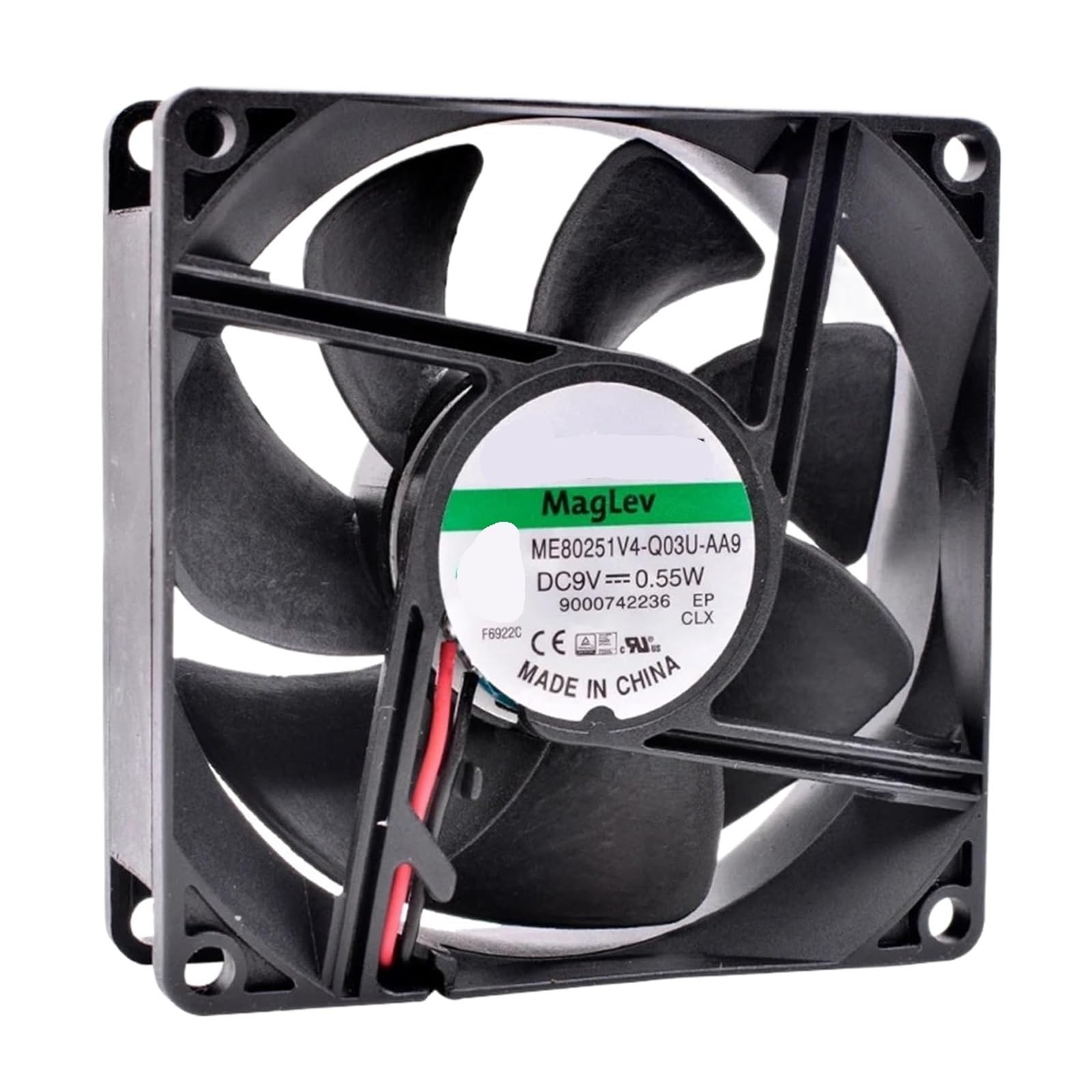CZVJUKBYP ME80251V4-Q03U-AA9 8cm 8025 DC9V 0.55W 80x80x25mm Cooling Fan