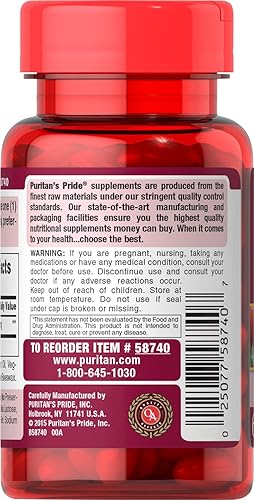 Miniatura 4 de Puritan's Pride Lycopene Softgel 20 Mg, promueve la salud de la próstata y el corazón, 60 unidades