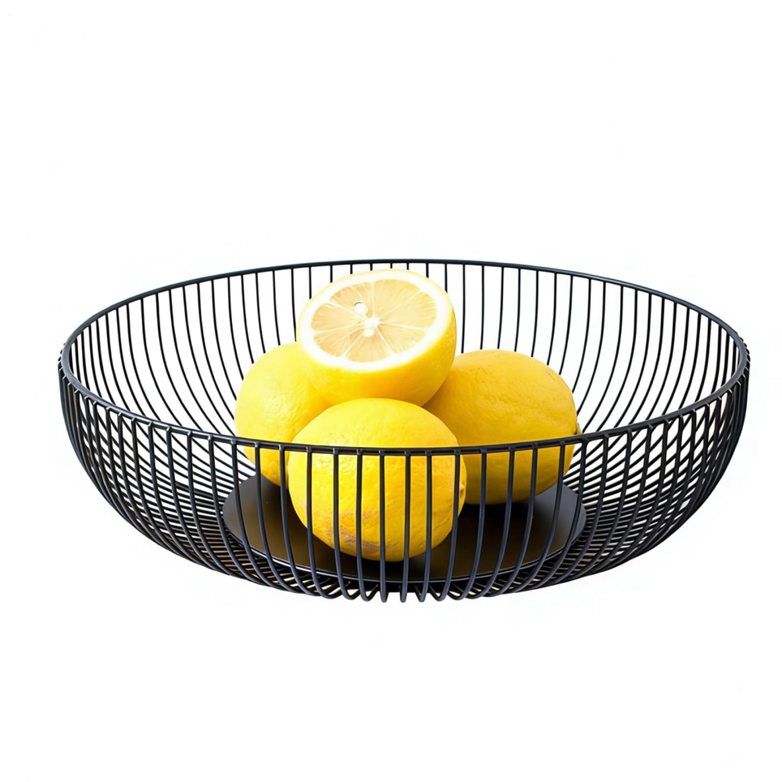 Cesta para frutas de metal para organizar tu cocina en Navidad