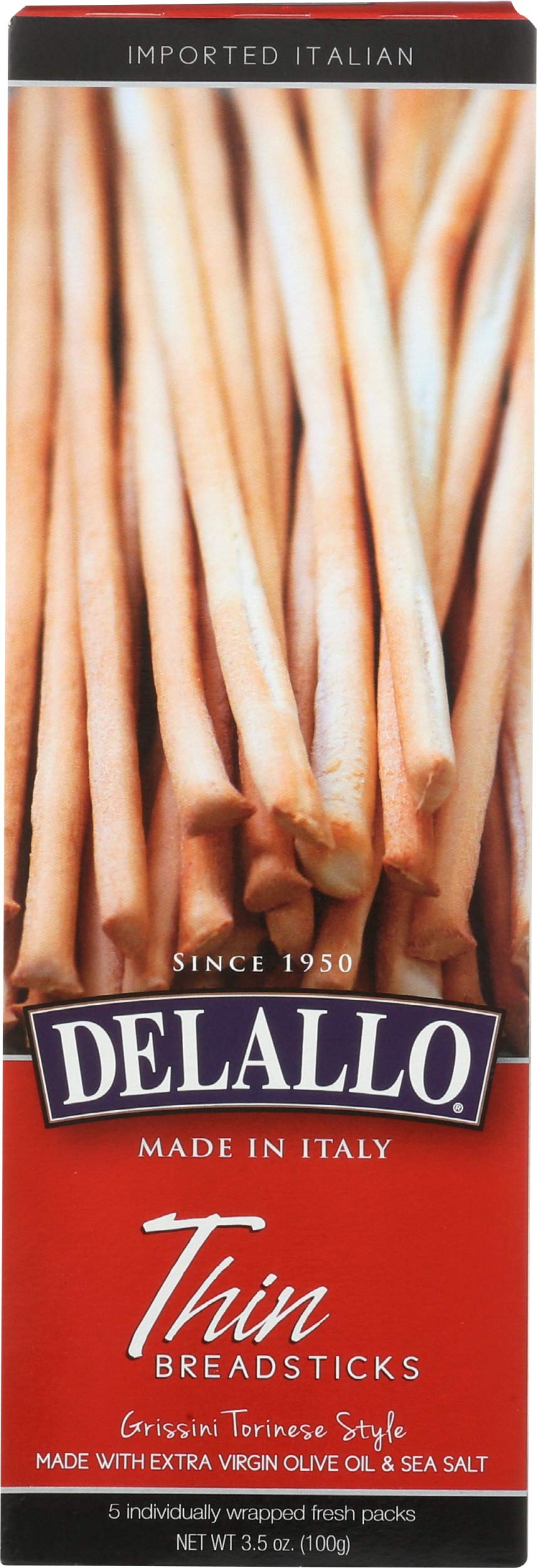 DELALLO Torinese Breadsticks, 3 OZ
