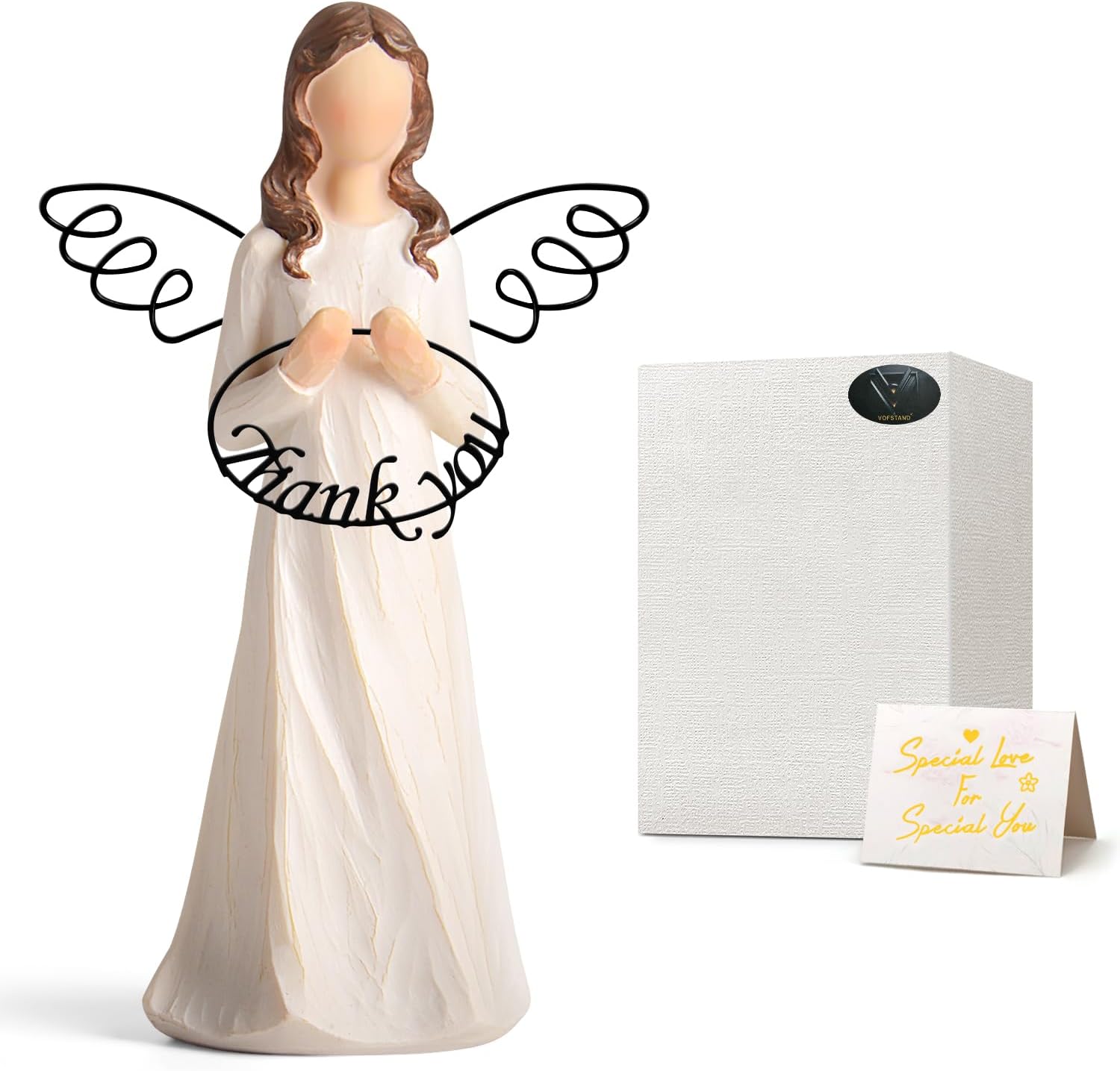 Thank You Gift Retirement Gift - Thank You Angel Figurines Gifts for Coworkers Doctor Female Retirement Gift for Woman Retirement Party Decorations Appreciation Gifts for Teacher