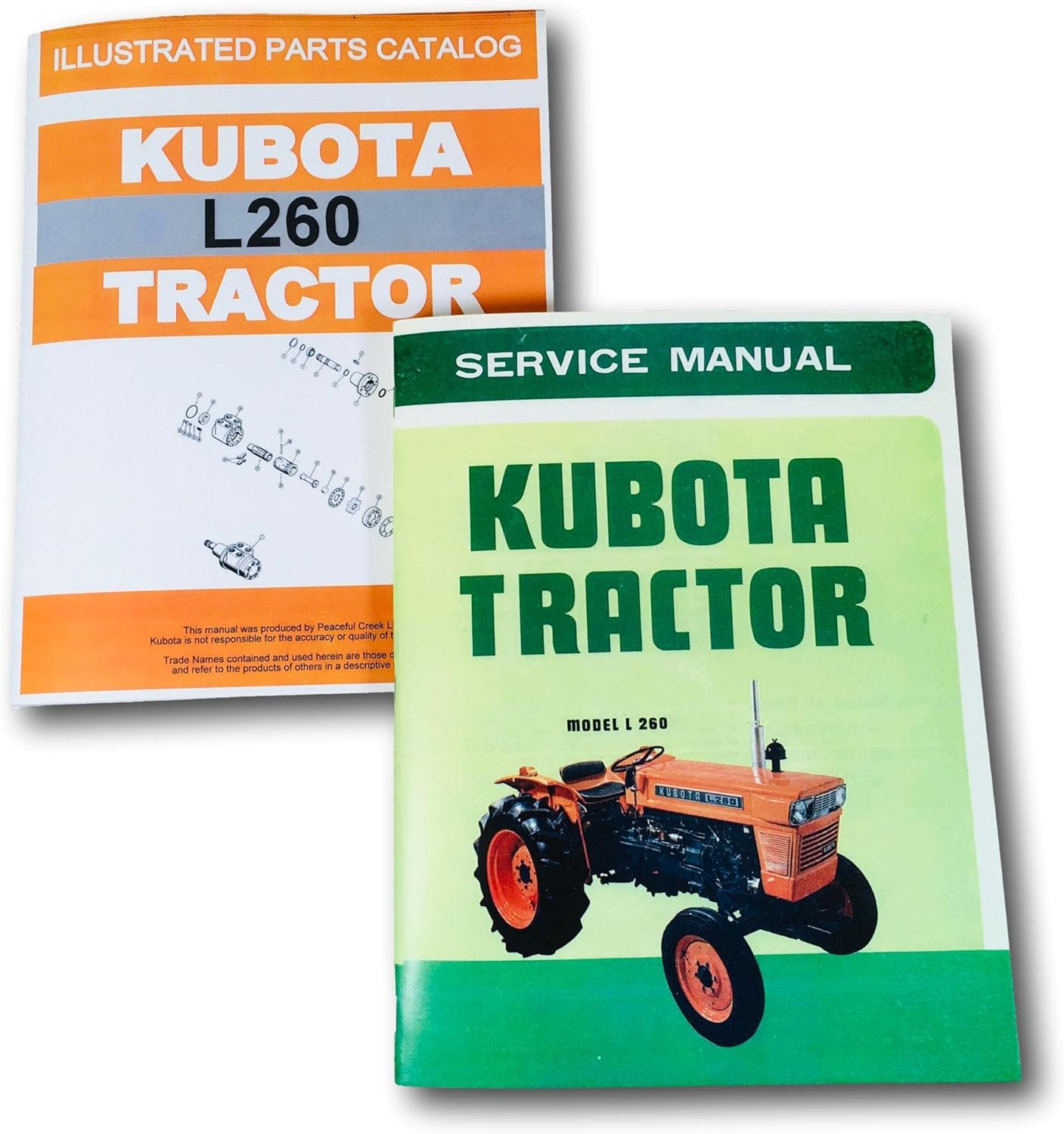 Kubota L260 Tractor Service Repair Manual Parts Catalog